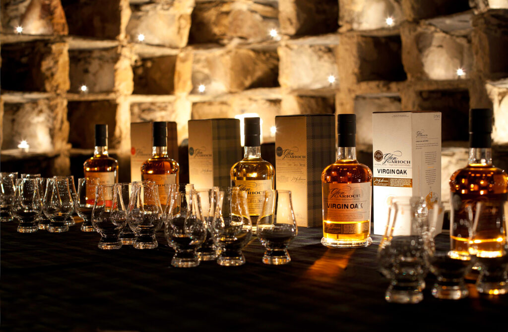 Whiskey tasting at Meldrum House Country Hotel & Golf Course