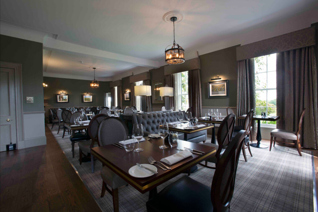 Indoor dining at Meldrum House Country Hotel & Golf Course