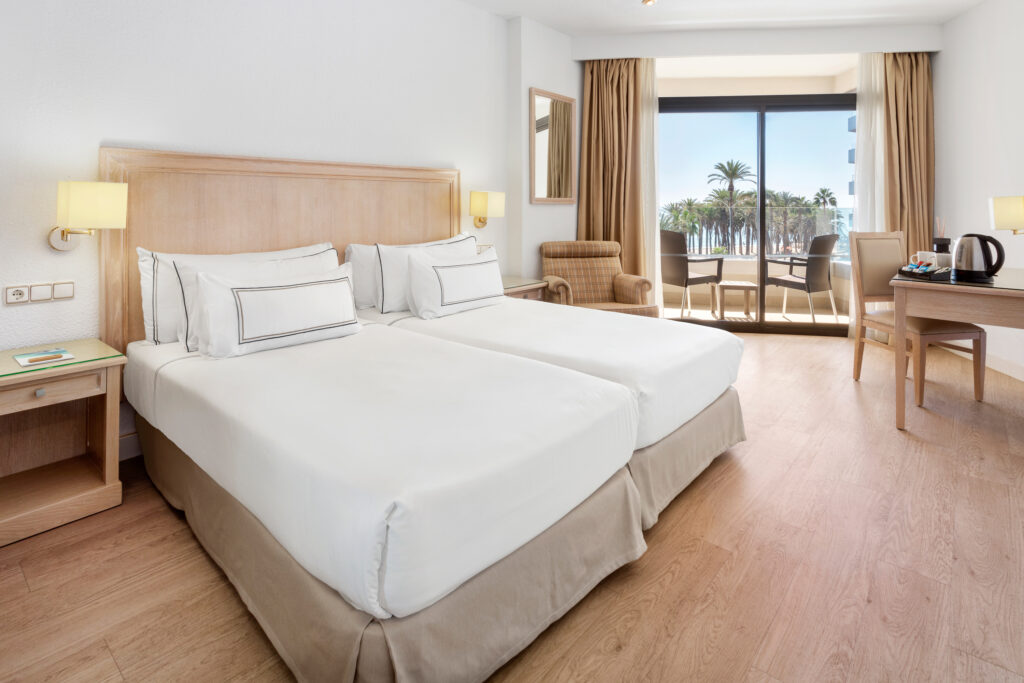 Twin bed accommodation at Melia Costa Del Sol