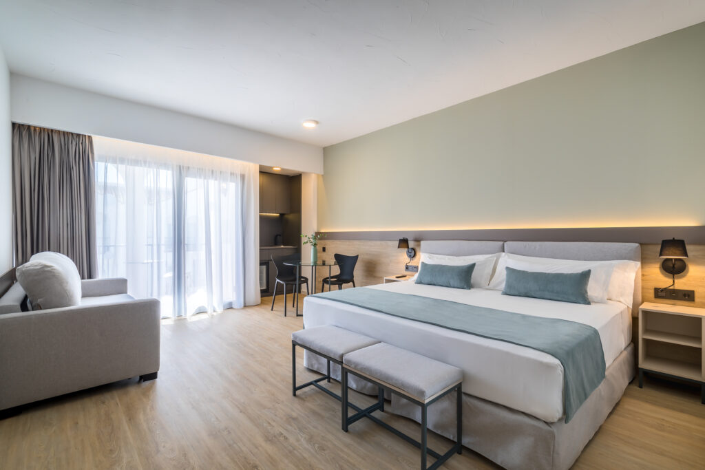 Double bed accommodation at Occidental Puerto Banus