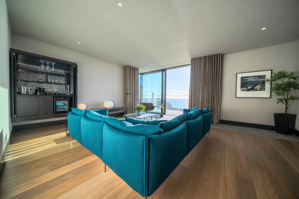 Accommodation living area at The Suites at Old Head Golf Links