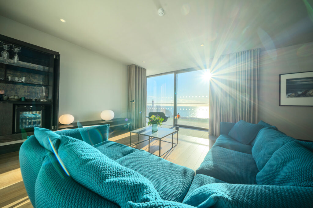 Accommodation living area at The Suites at Old Head Golf Links