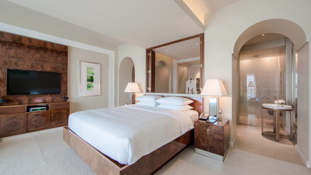 Double bed accommodation at Park Hyatt Dubai