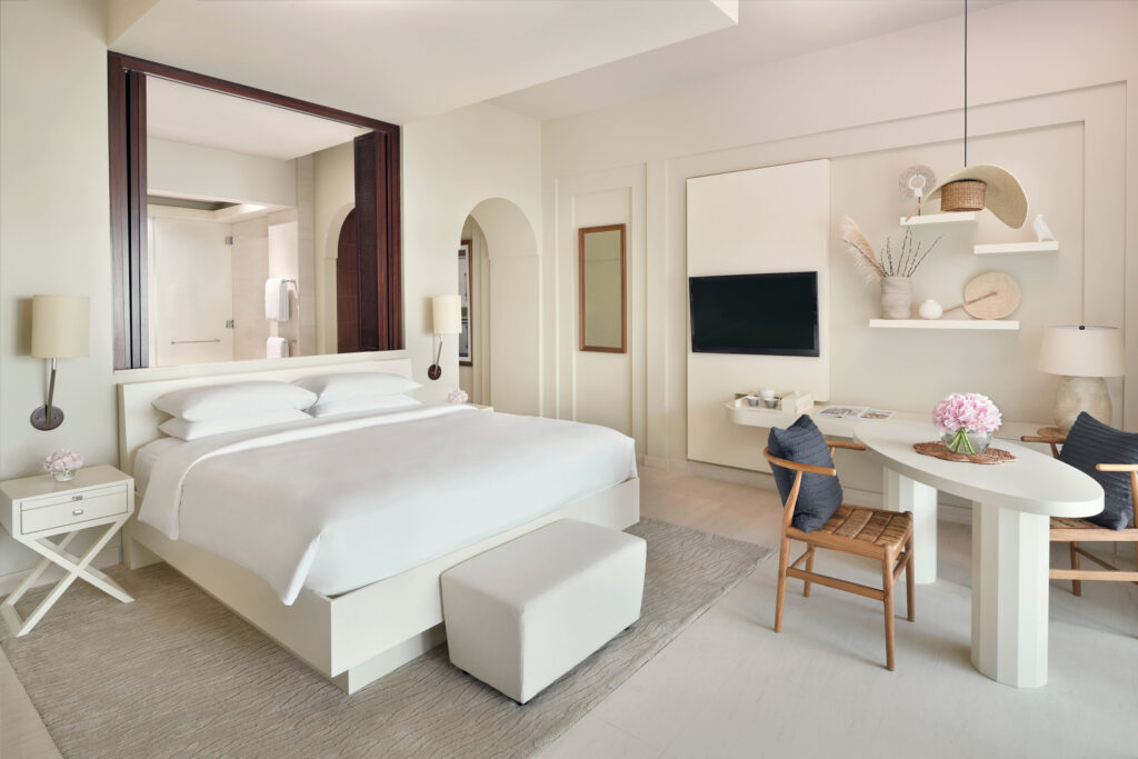 Double bed accommodation at Park Hyatt Dubai