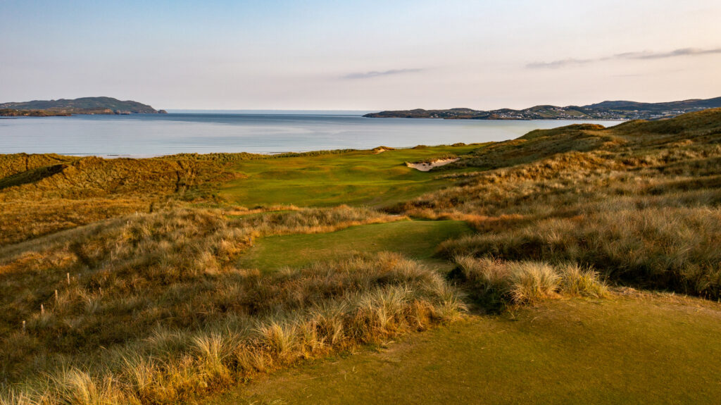 Fairway with ocean view at Rosapenna Hotel and Golf Resort