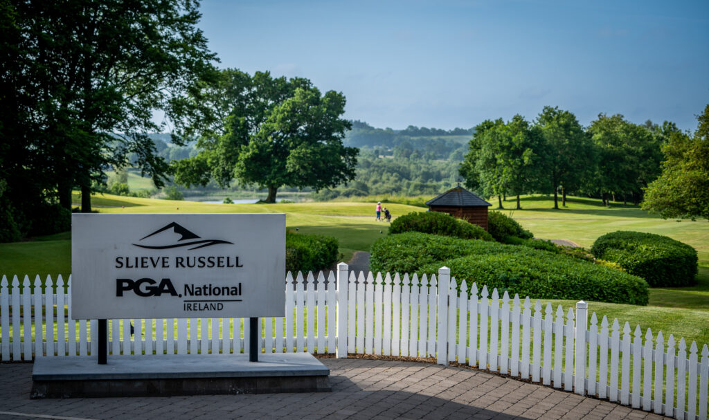 Golf sign at Slieve Russell Hotel Golf & Country Club