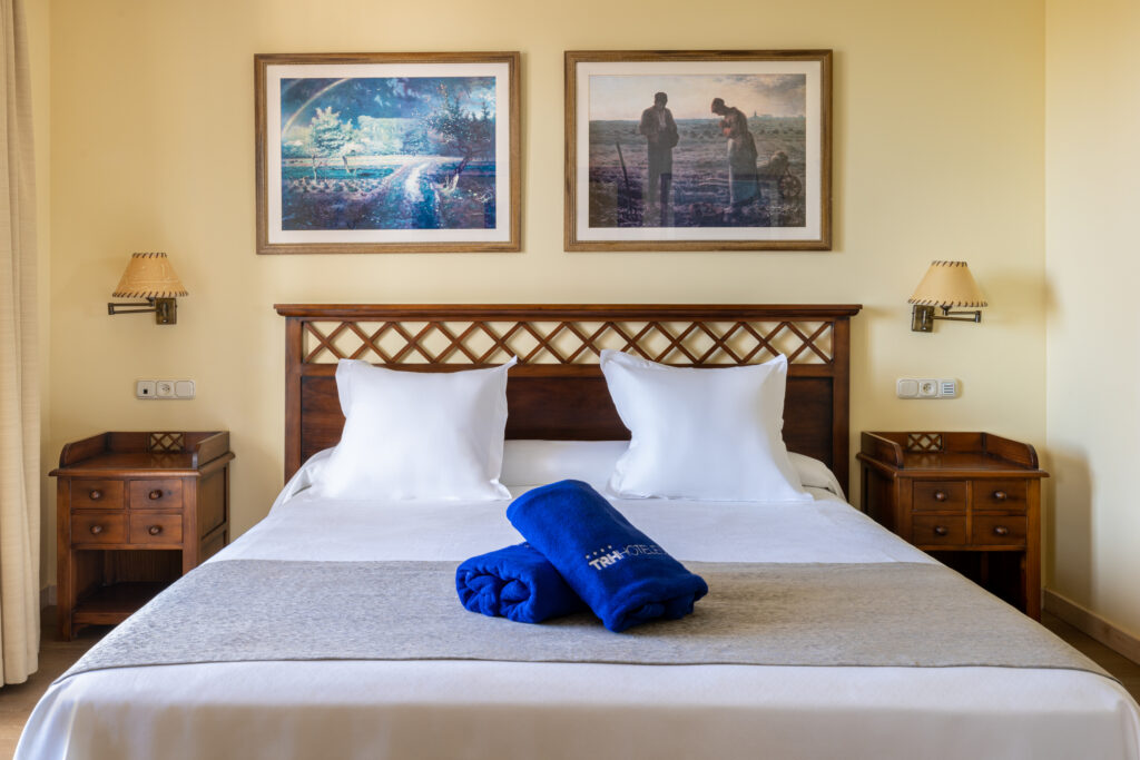 Double bed accommodation at Hotel TRH Mijas