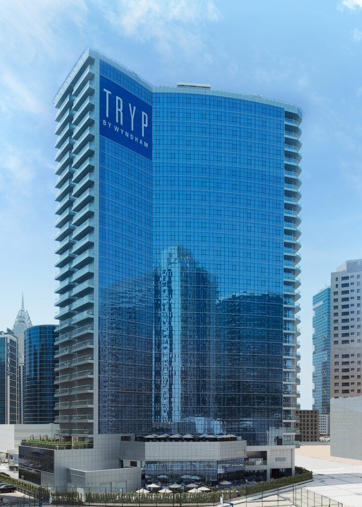 Exterior of TRYP by Wyndham Dubai