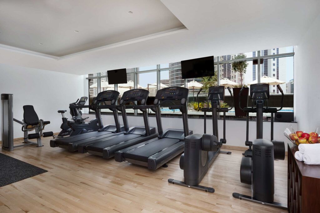 Gym facilities at TRYP by Wyndham Dubai