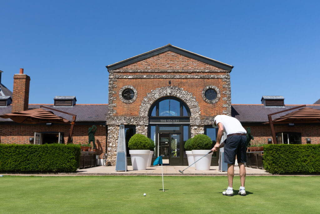 Putting green at The Grove