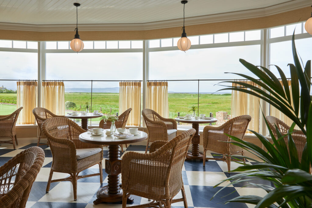 Indoor dining at The Marine Hotel Troon