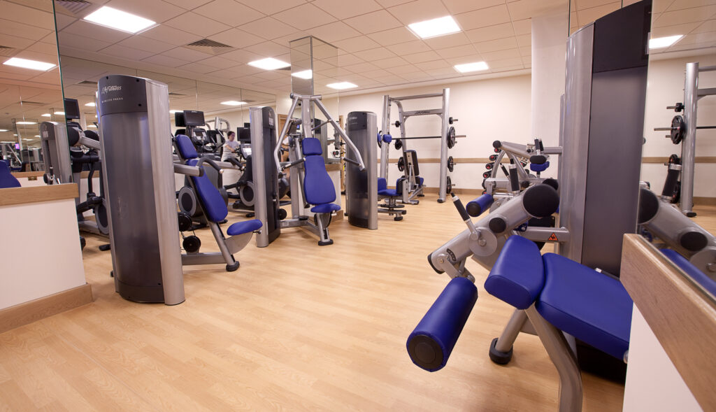 Gym facilities at The Oxfordshire Hotel and Spa