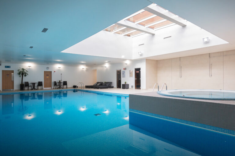 Indoor pool at The Oxfordshire Hotel and Spa