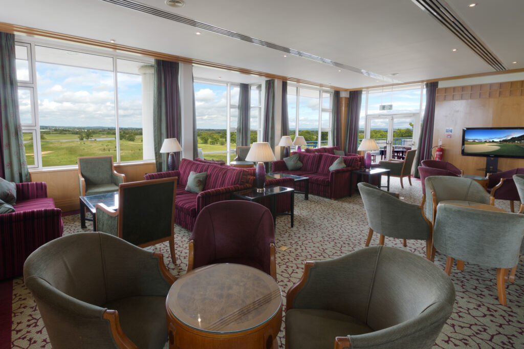 Indoor lounge area at The Oxfordshire Hotel and Spa