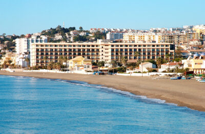 Exterior of Vik Gran Hotel Costa del Sol with beach