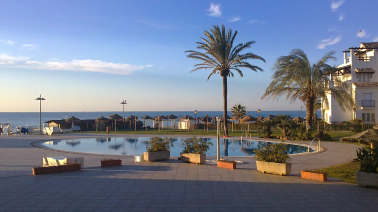 Outdoor pool at Vik Gran Hotel Costa del Sol