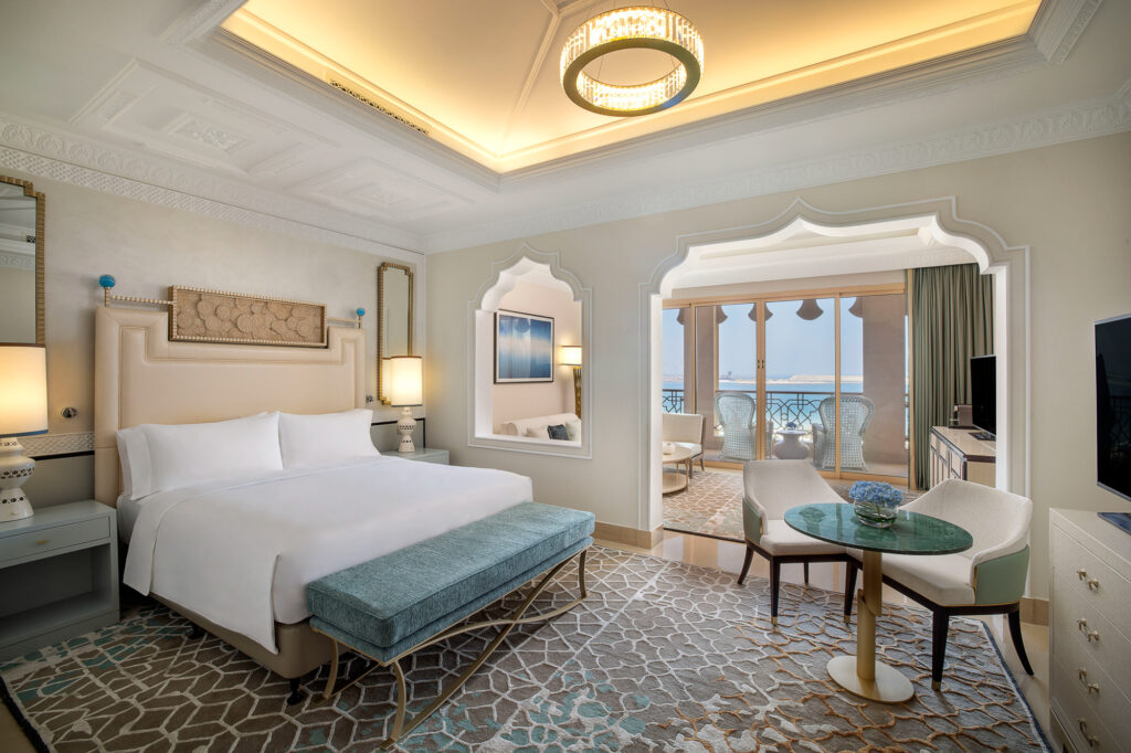 Double bed accommodation at Waldorf Astoria Ras Al Khaimah