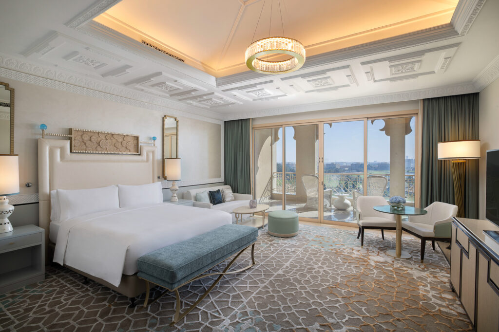 Double bed accommodation at Waldorf Astoria Ras Al Khaimah