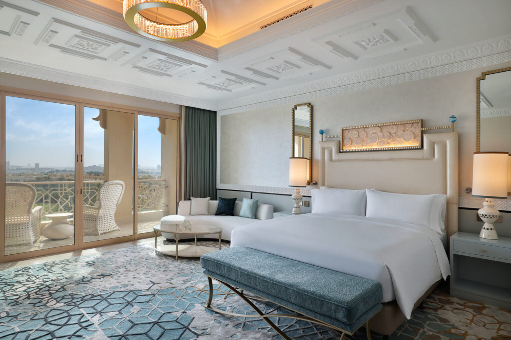 Double bed accommodation at Waldorf Astoria Ras Al Khaimah