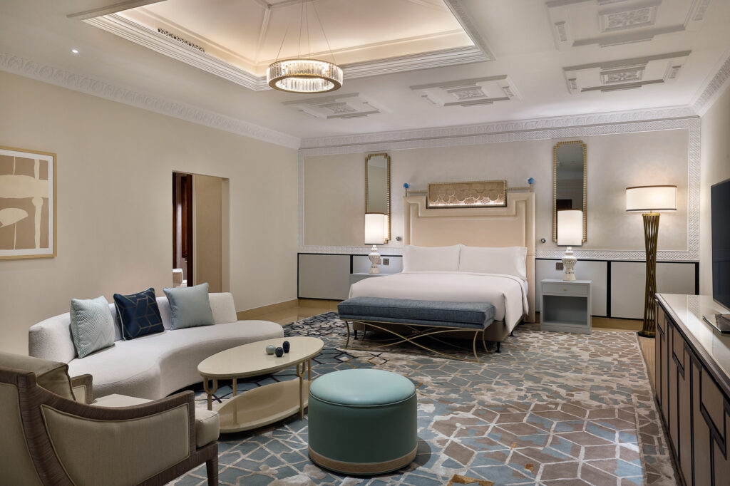 Double bed accommodation at Waldorf Astoria Ras Al Khaimah