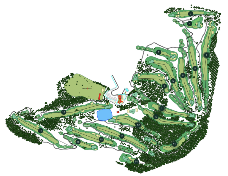 map of sojuela golf course