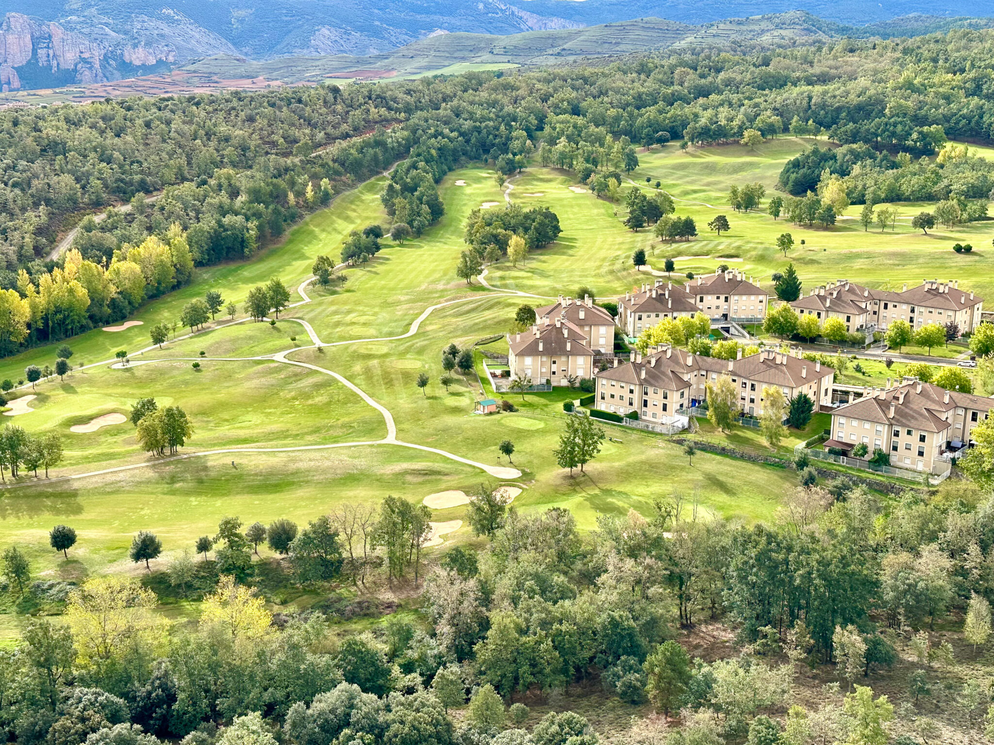 Aerial view of Club de Campo Sojuela