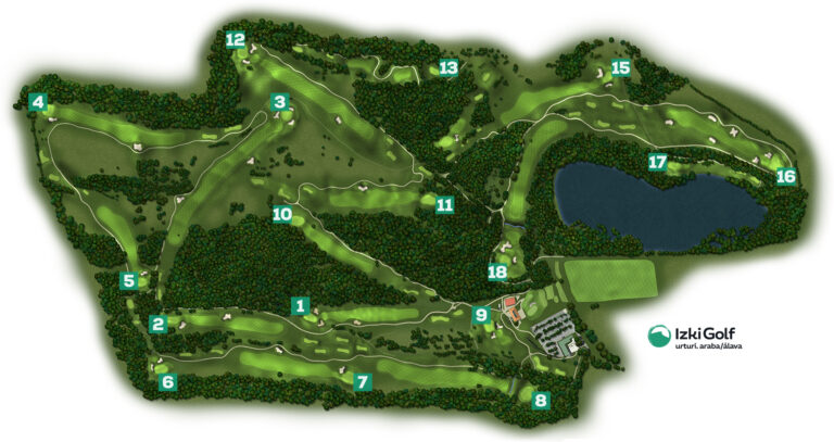 map of izki golf course