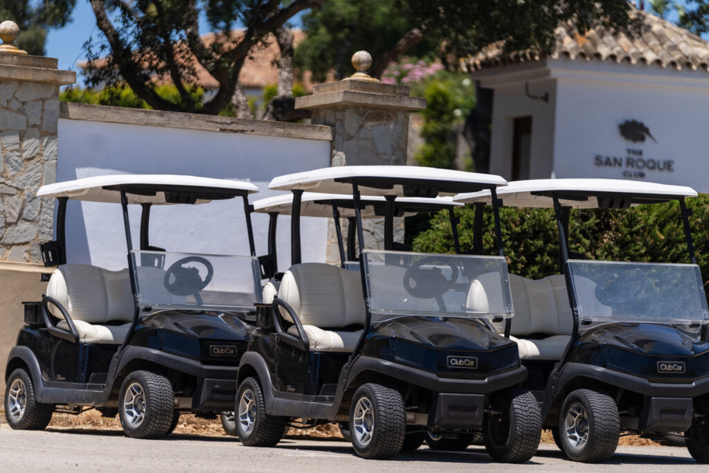 Buggies at San Roque Golf & Resort